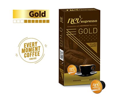NEV ESPRESSO® Gold  Kapsül Kahve  Nespresso® uyumlu