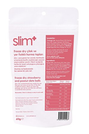 3\'lü Paket Glutensiz Vegan Yerfıstıklı Hurma Topları Raw Bites Mix Paket 60gr