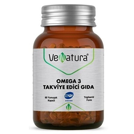 Venatura Omega 3 Takviye Edici Gıda 60 Kapsül