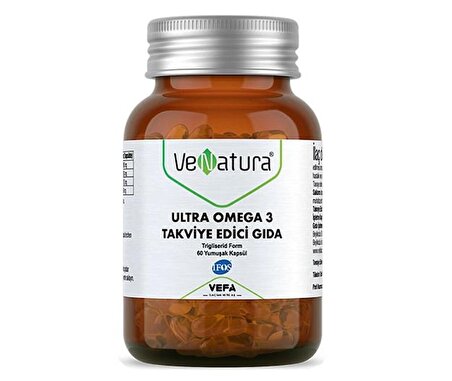 VeNatura Ultra Omega 3 Takviye Edici Gıda 60 Kapsül