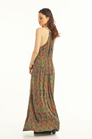 Yırtmaçlı Boydan Elbise