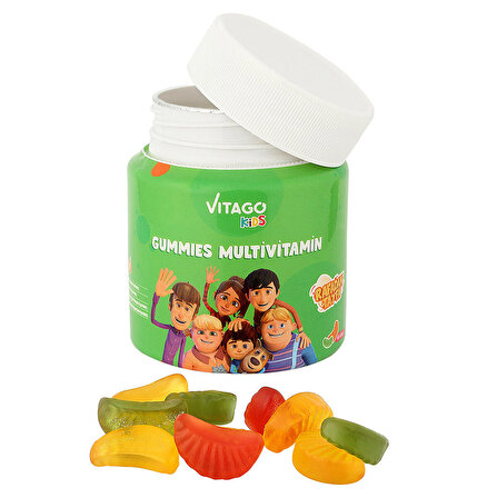 Vitago Kids Gummies Çiğnenebilir Form Takviye Edici Gıda