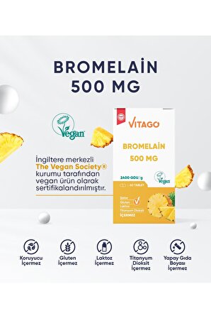Bromelain 60 Tablet 500 Mg
