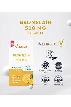 Bromelain 60 Tablet 500 Mg