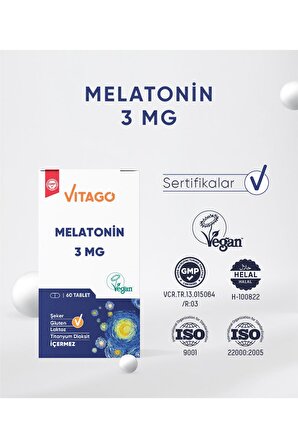 Premium Melatonin 3 Mg 60 Tablet