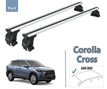Toyota Corolla Cross Ara Atkısı Siyah Set 2022- Gri