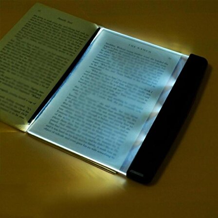 BUFFER® Kitap Arası Okuma Çalışma Işığı Led Panel Kitap Okuma Lambası Aparatı