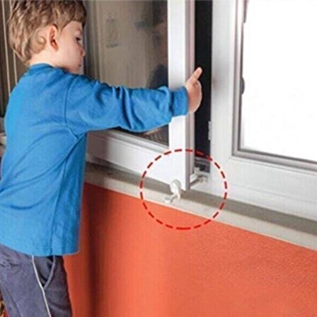 BUFFER® Bebek Çocuk Evcil Hayvan Güvenlik Ayarlanabilir Koruyucu Pencere Havalandırma Kilidi