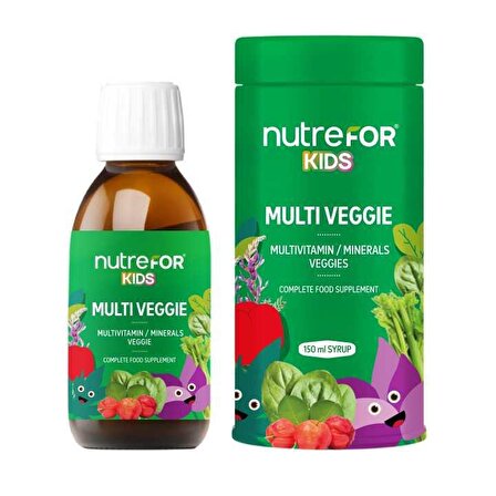 Nutrefor Kids Multi Veggie Şurup 150 ml
