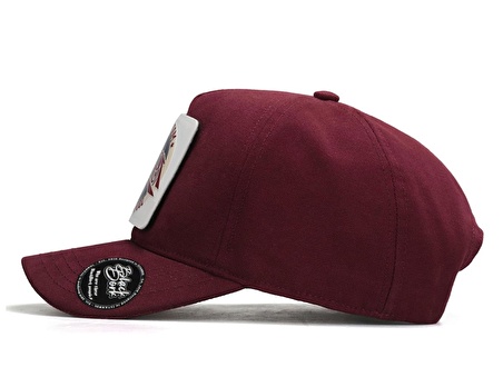 BlackBörk V1 Baseball Bad Boy - 1 Kod Logolu Unisex Bordo Şapka (Cap)