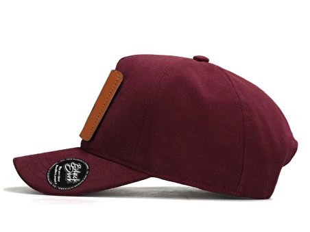 BlackBörk V1 Baseball Aslan - 13 Kod Logolu Unisex Bordo Şapka (Cap)