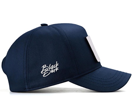 BlackBörk V1 Baseball Araba - 1 Kod Logolu Unisex Lacivert Şapka (Cap)