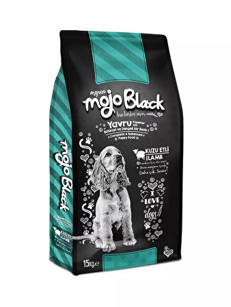Mydog Mojo Black Kuzu Etli Yavru Köpek Maması 15 kg