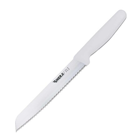 Sinerji Silver Serisi Küçük Dişli Ekmek Bıçağı 10146 Beyaz