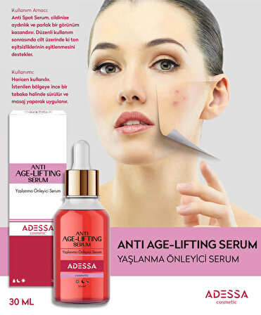 Adessa Anti Age-Lifting Serum - Yaşlanma Önleyici Serum 30 ml