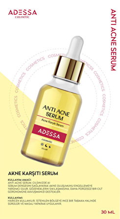 Adessa Anti Acne Serum - Akne Karşıtı Serum 30 ml