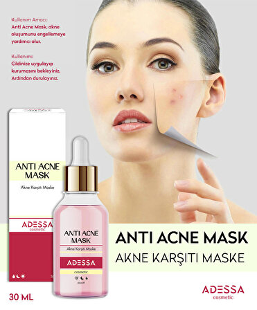 Adessa Anti Acne Mask - Akne Karşıtı Maske 30 ml
