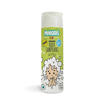 Minoris Göz Yakmayan Organik Saç ve Vücut Şampuanı 200 ml