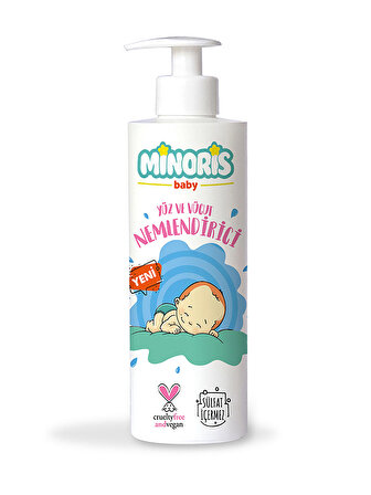 Minoris Baby Organik El, Yüz, Vücut Nemlendirici 200 ml