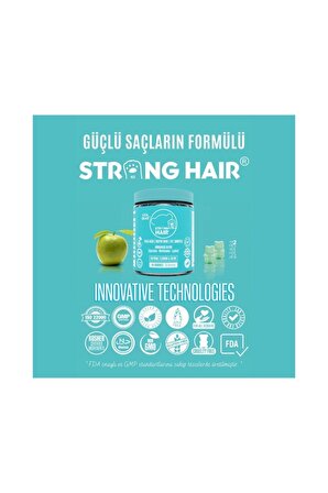 Strong Hair Gummy Vitamin 60 Adet X 2