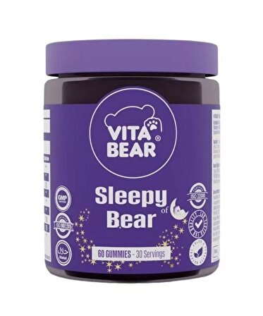 Vita Bear Sleepy Bear Gummy Vitamin 60'lı