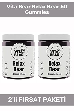 Vita Bear Relax Bear 60 Gummies - 2 Adet