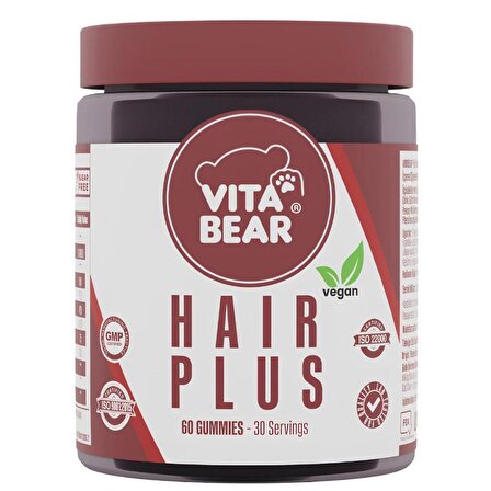 Vita Bear Hair Plus Gummy 60lı