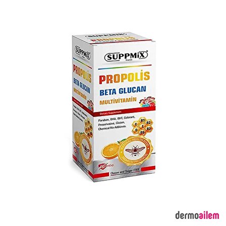 Suppmix Propolis Beta Glucan Multivitamin Şurup 150ml