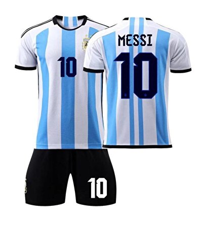 Arjantin Messi Dünya Kupası İÇ Saha 2li Çocuk Seti Forması
