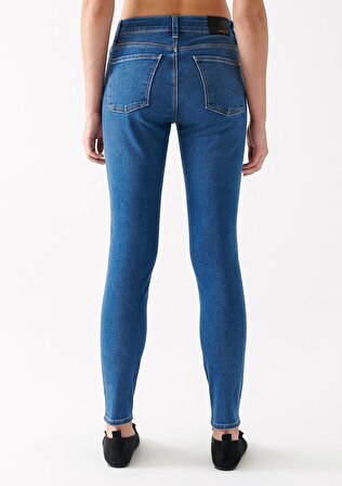 Tess Orta Mavi Gold Premium Jean Pantolon 100328-82212