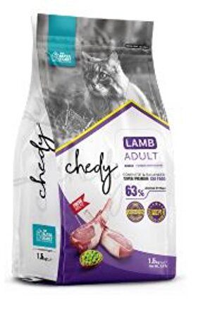 Chedy Super Premıum Kuzu Etli Yetişkin Kedi Maması 1,5 Kg
