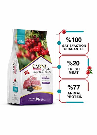 Carni Life Cranberry ANCESTRAL GRAIN LAMB & BLACKBERRY ADULT 5 KG