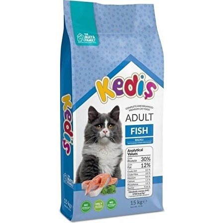 Kediş Yetişkin Kedi Maması Balıklı 15KG