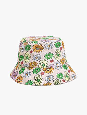 Bucket Şapka Çiçekli