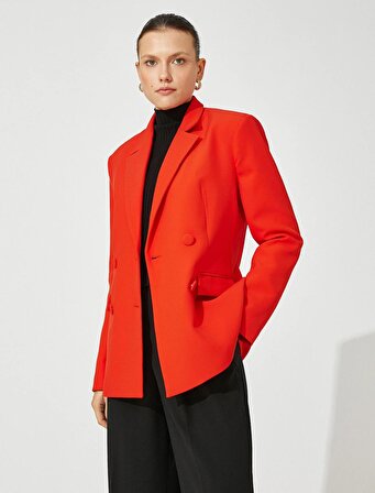 Kadın Giyim Ceket 3WAK50141UW Kırmızı