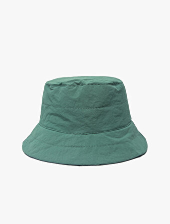 Basic Bucket Şapka Dikiş Detaylı 