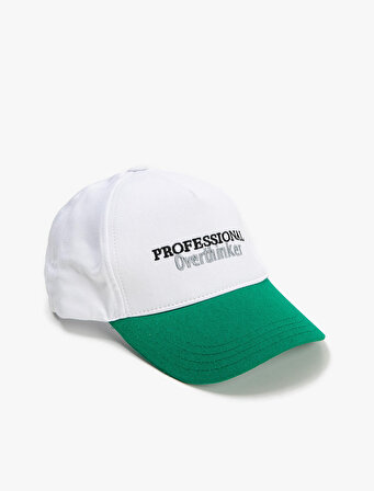 Kep Şapka Slogan İşlemeli