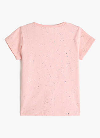 Koton Düz Pembe Kız Çocuk T-Shirt 3SKG10056AK