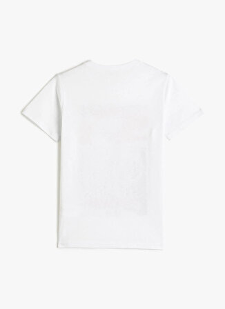 Koton Baskılı Ekru Erkek Çocuk T-Shirt 3SKB10217TK