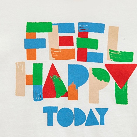 Koton Kids Feel Happy Today Tshirt KOTON-3SMB10142TK534