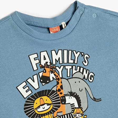 Koton Kids Family Every Things Tshirt KOTON-3SMB10153TK1031