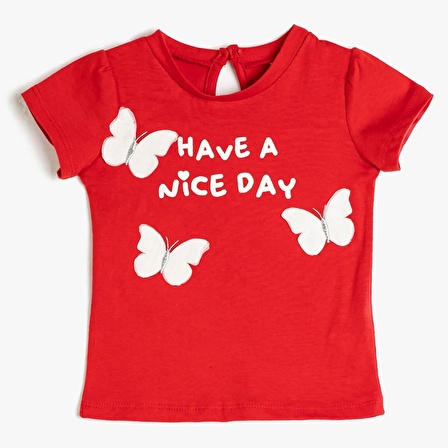 Koton Kids Have A Nice Day Tshirt KOTON-3SMG10051AK935