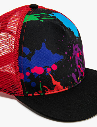Fileli Şapka Çok Renkli