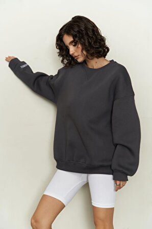 Maico Antrasit Unisex Oversize Sweatshirt