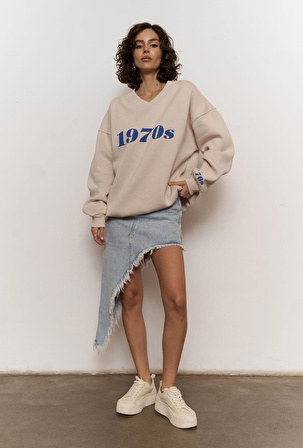 1970s Kemik Oversize Unisex Sweatshirt