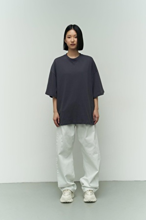 Need Money Antrasit Oversize T-Shirt