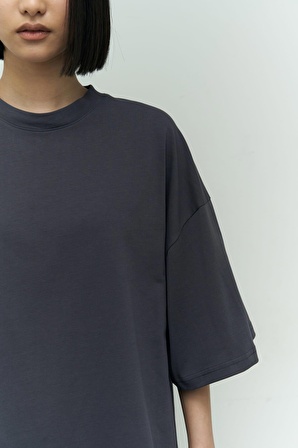 Need Money Antrasit Oversize T-Shirt