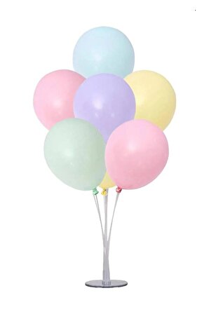 Makaron Balon 12" İnç 25 Adet Karışık Renkli Balon
