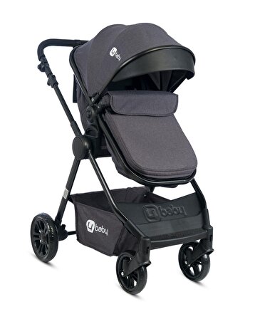 4 Baby AB-492 Comfort Black Çift Yönlü Travel Sistem Bebek Arabası