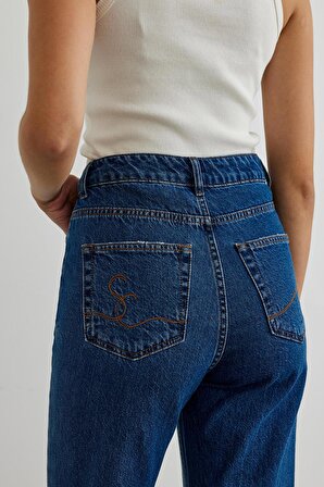 Mavi Kelly Straight Fit Crop Jean